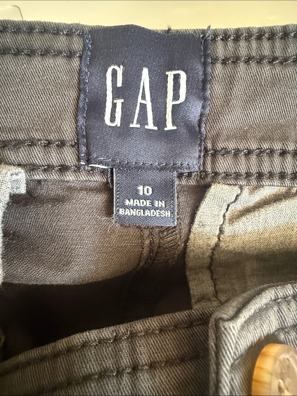 Gap Ankle Chino Pants in Black Size 10 - Picture 4 of 13